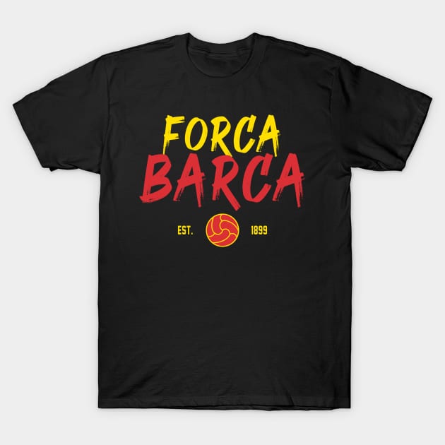 Barcelona Fan Forca Barca T-Shirt by Zakzouk-store